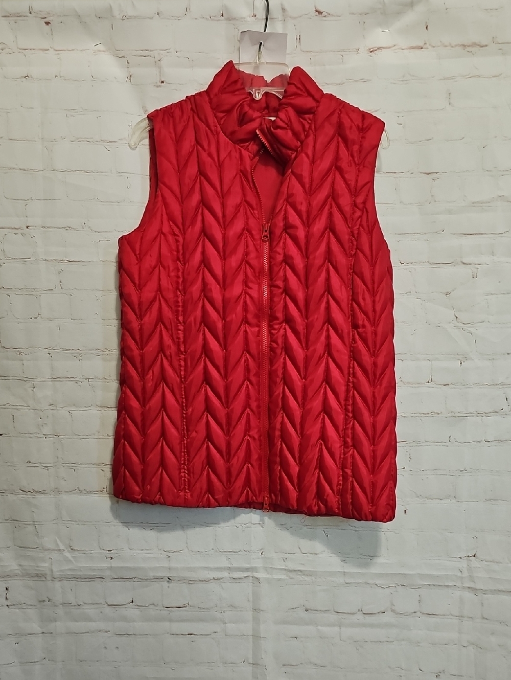 Coldwater Creek Quilted Sleeveless Vest - Hot Pink